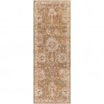 Surya Avant Garde Rug 2'7" X 7'3" - Brick Red, Denim