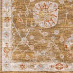 Surya Avant Garde Rug 6'7" Round - Brick Red, Denim