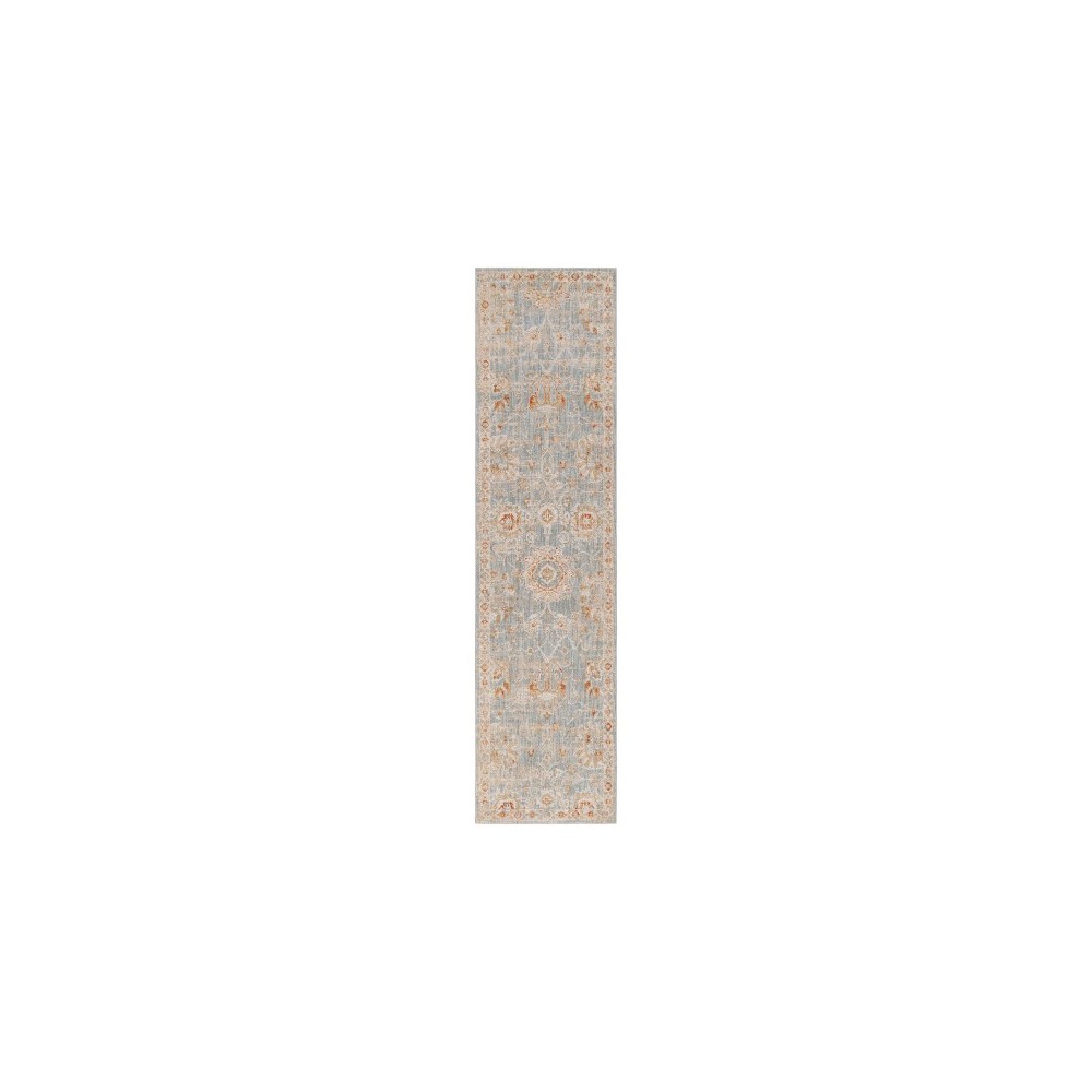 Surya Avant Garde Rug 2'7" X 10' - Denim, Light Gray