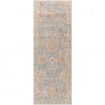 Surya Avant Garde Rug 2'7" X 7'3" - Denim, Light Gray