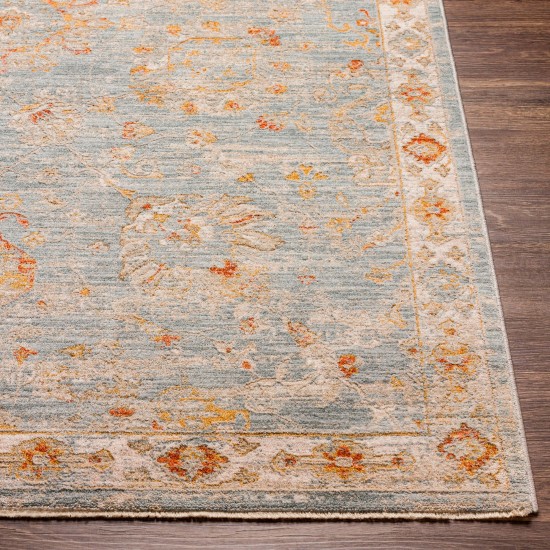Surya Avant Garde Rug 2'7" X 7'3" - Denim, Light Gray