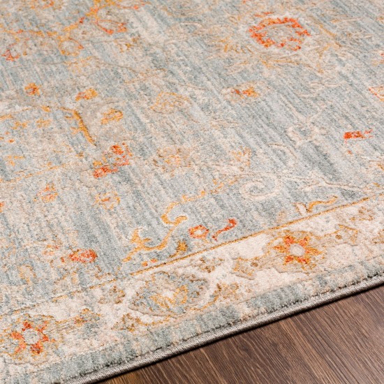 Surya Avant Garde Rug 2'7" X 7'3" - Denim, Light Gray