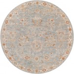 Surya Avant Garde Rug 5'3" Round - Denim, Light Gray