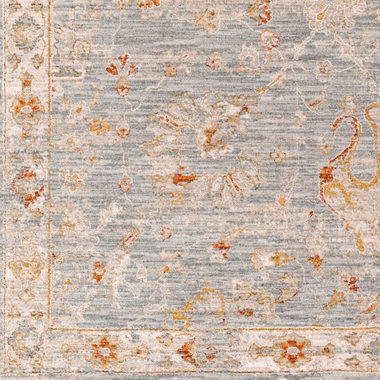 Surya Avant Garde Rug 7'10" Round - Denim, Light Gray