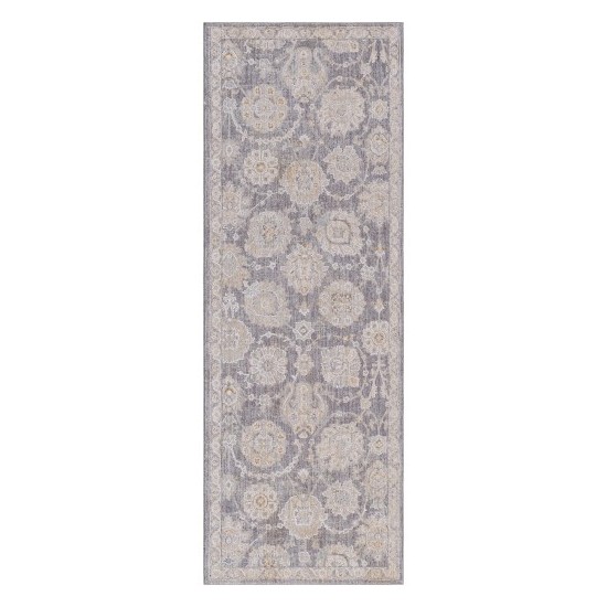 Surya Avant Garde Rug 2'7" X 7'3" - Denim, Dusty Sage