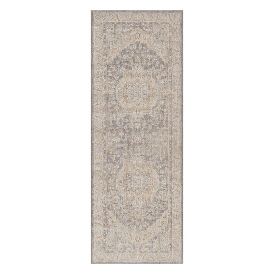 Surya Avant Garde Rug 2'7" X 7'3" ( Denim, Dusty Sage)