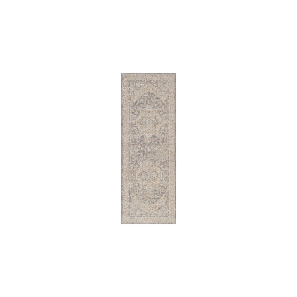 Surya Avant Garde Rug 2'7" X 7'3" ( Denim, Dusty Sage)