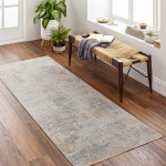 Surya Avant Garde Rug 2'7" X 7'3" - Medium Gray, Charcoal