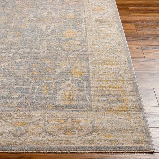 Surya Avant Garde Rug 7'10" Round - Charcoal & Medium Gray