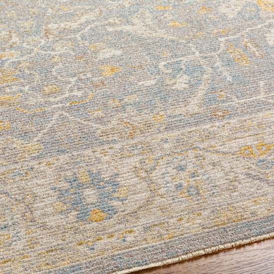 Surya Avant Garde Rug 7'10" Round - Charcoal & Medium Gray