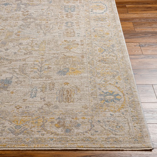 Surya Avant Garde Rug 6'7" Round - Medium Gray & Taupe