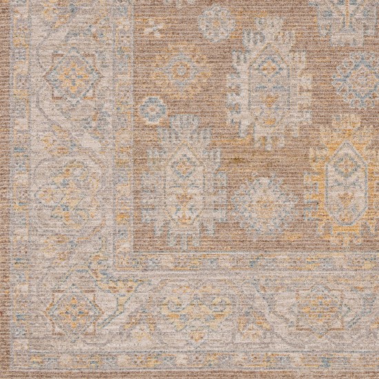 Surya Avant Garde Rug 5'3" Round - Dark Brown & Medium Gray