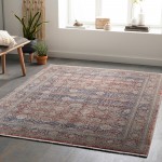 Surya Eclipse Dark Blue Rug 5'3" X 7'3"