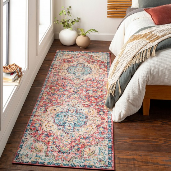 Surya Elaziz Rose Rug 2'7" X 7'6"