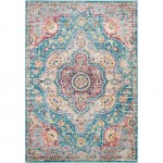 Surya Elaziz Rug 5'3" X 7'6" - Navy