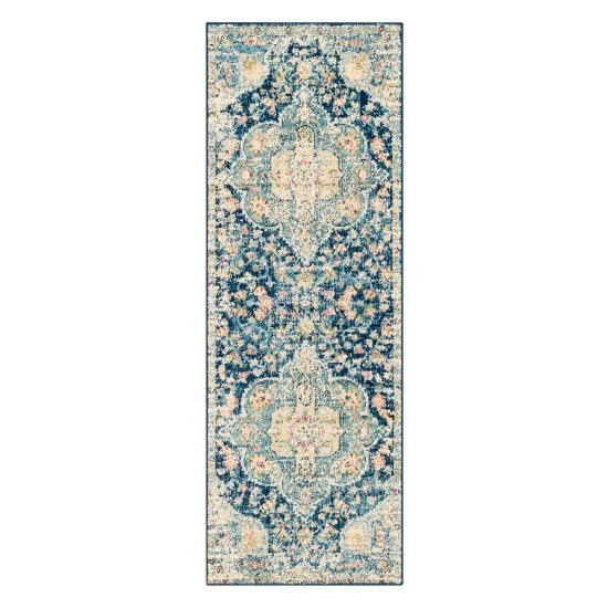 Surya Elaziz Rug 2'7" X 7'6" Navy