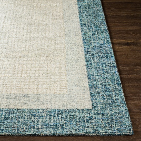 Surya Elena Teal Rug 8' Round