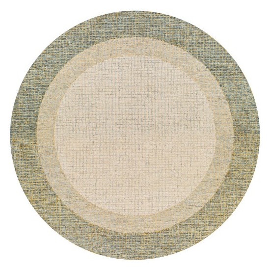 Surya Elena Rug 8' Round Dusty Sage