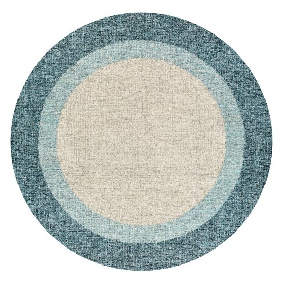 Surya Elena Navy Rug 8' Round