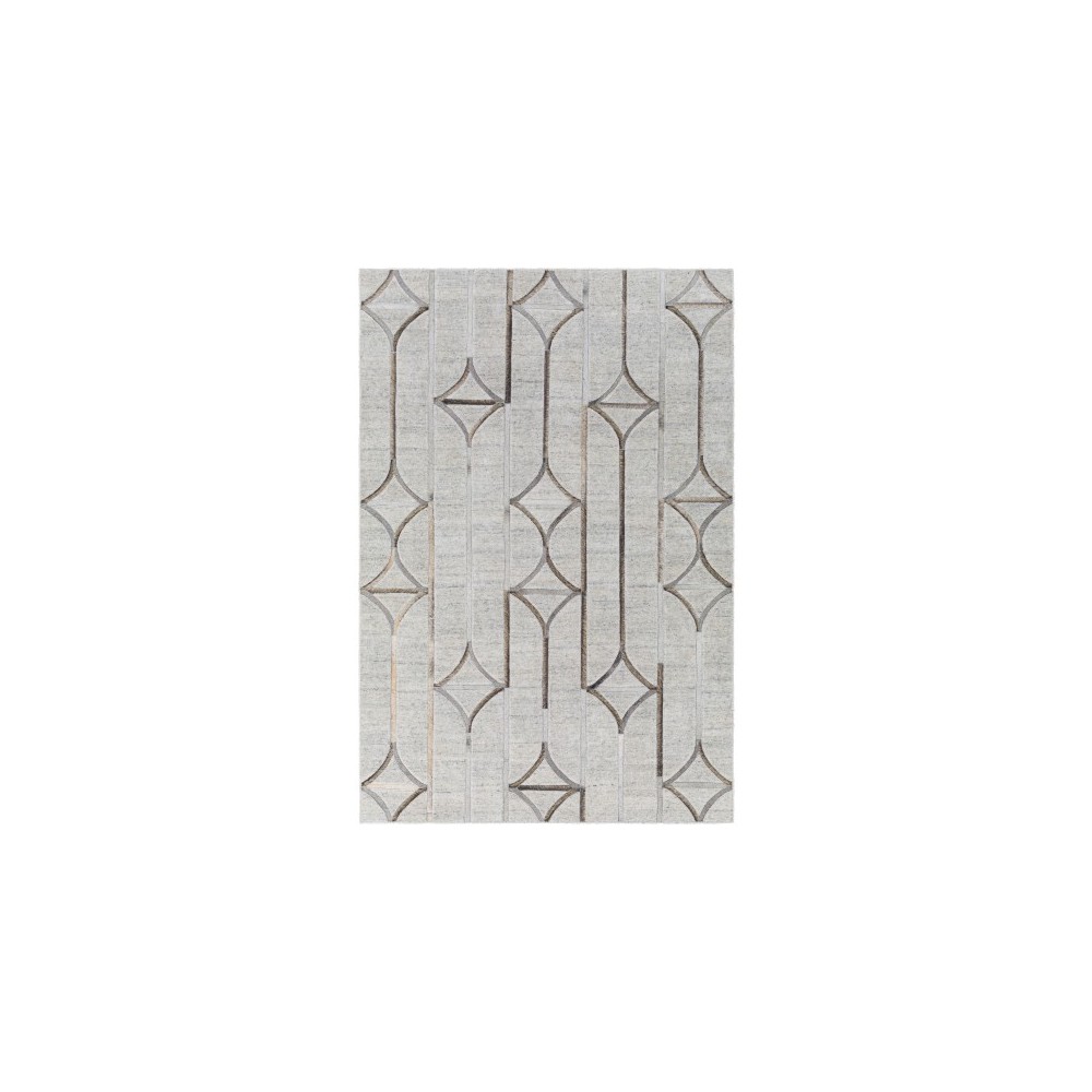 Surya Eloquent Light Gray Rug 2' X 3' Surya Eloquent Light Gray Rug 2' X 3'