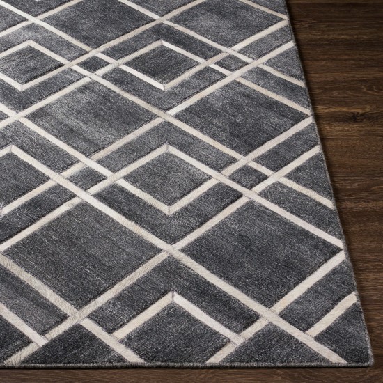 Surya Eloquent Black Rug 5' X 7'6"