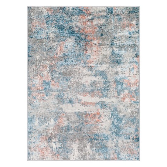 Surya Enfield Rug 6'7" X 9' - Teal, Pale Blue