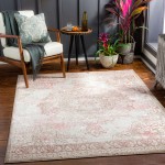 Surya Enfield Light Pink Rug 5'3" X 7'