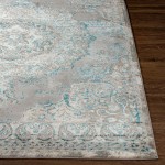 Surya Enfield Teal Rug 8'10" X 12'