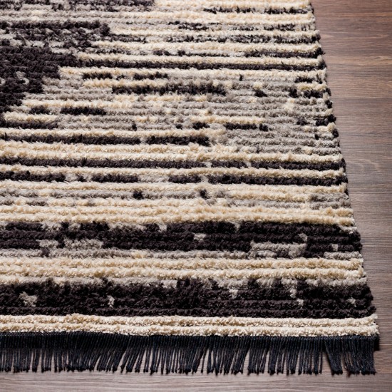 Surya Enzo Rug 2'7" X 7'3" (Black)