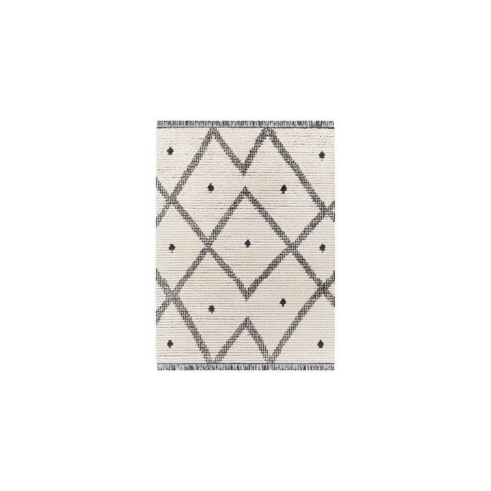 Surya Enzo Rug 7'10" X 10' (Black & Cream)