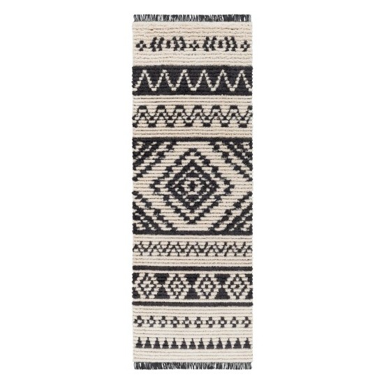 Surya Enzo Rug 2'7" X 7'3" Black