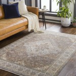 Surya Ephesians Rug 2'7" X 4'11" Medium Gray