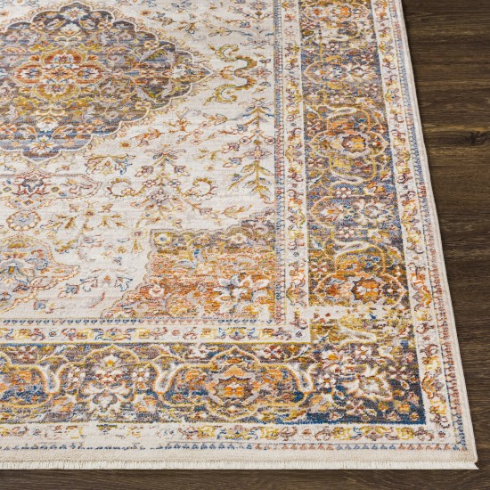 Surya Ephesians Rug 7'10" X 9'8" (Medium Gray & Dark Blue)