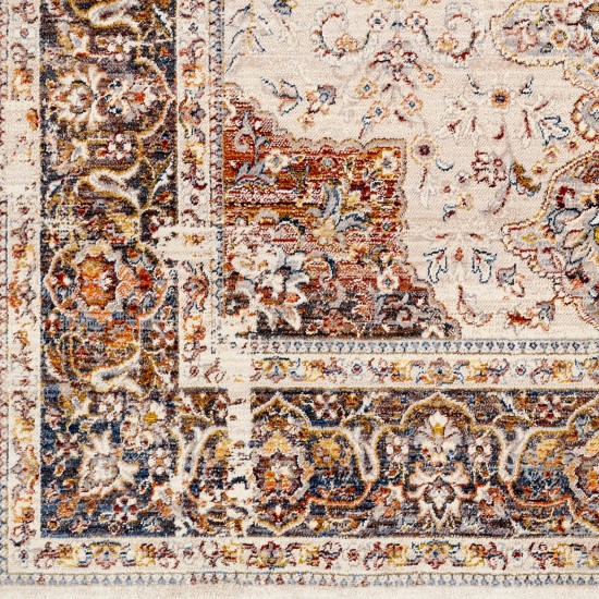 Surya Ephesians Rug 7'10" X 9'8" (Medium Gray & Dark Blue)