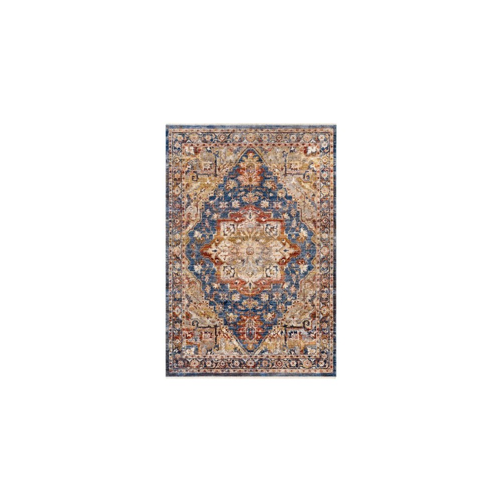 Surya Ephesians Rug 3'11" X 5'10" (Dark Blue & Denim) Surya Ephesians Rug 3'11" X 5'10" (Dark Blue & Denim)