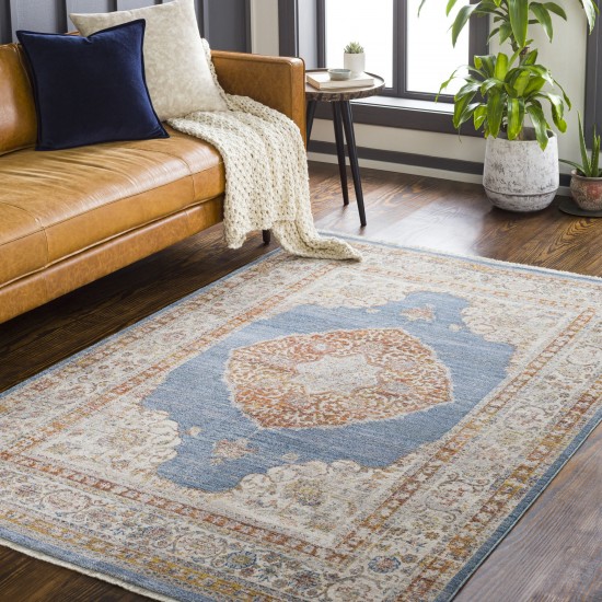 Surya Ephesians Rug 3'11" X 5'10" (Dark Blue, Denim)