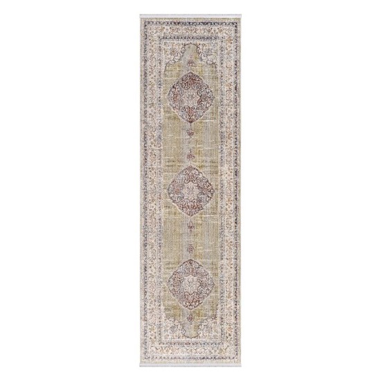 Surya Ephesians Olive Rug 2'7" X 9'