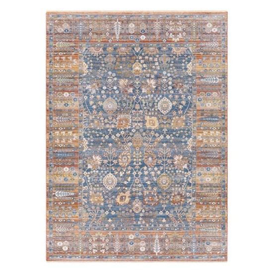 Surya Ephesians Dark Blue & Denim Rug 2' X 2'11"