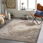 Surya Ephesians Medium Brown Rug 2' X 2'11"