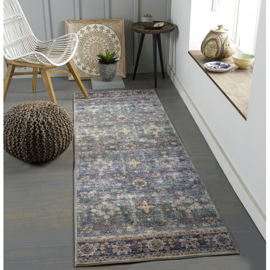 Surya Erin Rug 2'6" X 7'6" - Deep Teal