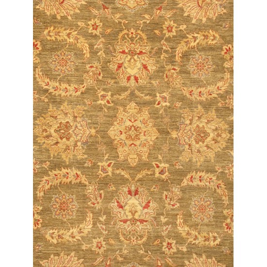 Pasargad Home Denver Collection Hand-Knotted Lamb's Wool Area Rug- 9'10" X 9'10"