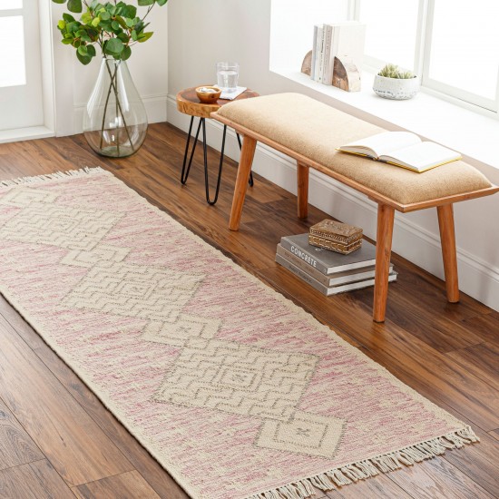 Surya Bursa Dusty Pink Rug 2'6" X 8'