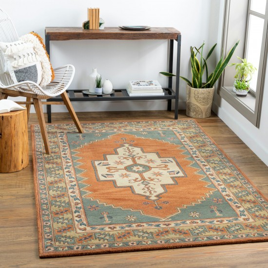 Surya Caesar Burnt Orange Rug 5' X 8'