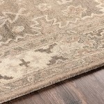 Surya Caesar Dark Brown Rug 7'6" X 9'6"