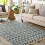 Surya Calisa Deep Teal Rug 2'6" X 4'