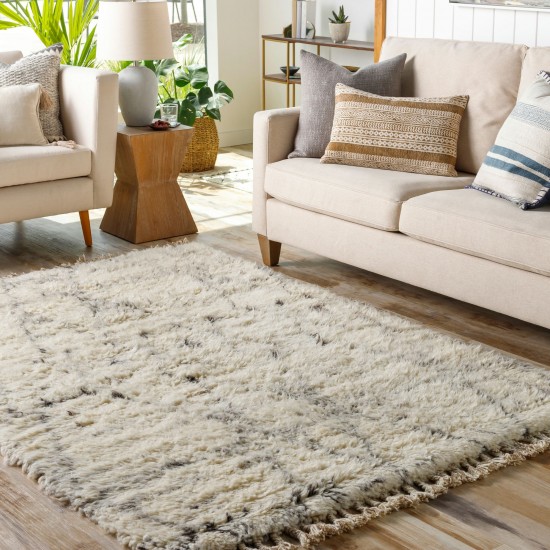 Surya Camille Rug 10' X 14' (Cream & Medium Gray)