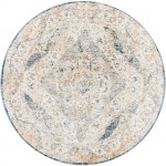 Surya Cardiff Rug 5'3" Round Medium Gray