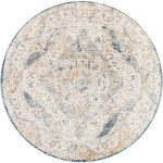 Surya Cardiff Rug 7'10" Round Medium Gray