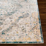 Surya Cardiff Rug 7'10" Round Medium Gray