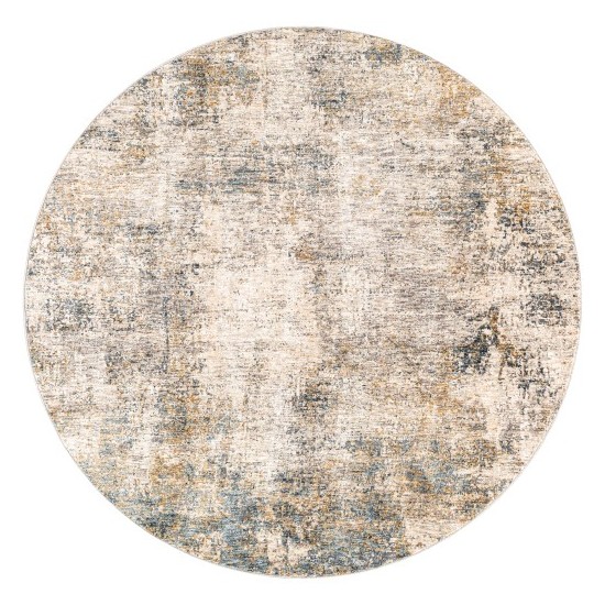 Surya Cardiff Rug 5'3" Round - Medium Gray